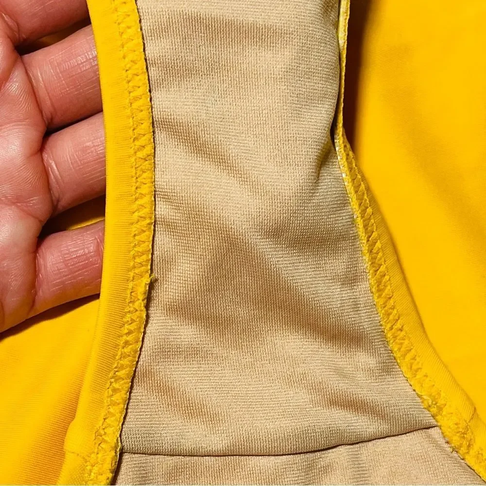 Old Navy Hipster Low Rise Bikini Bottom M Mustard‎ Yellow